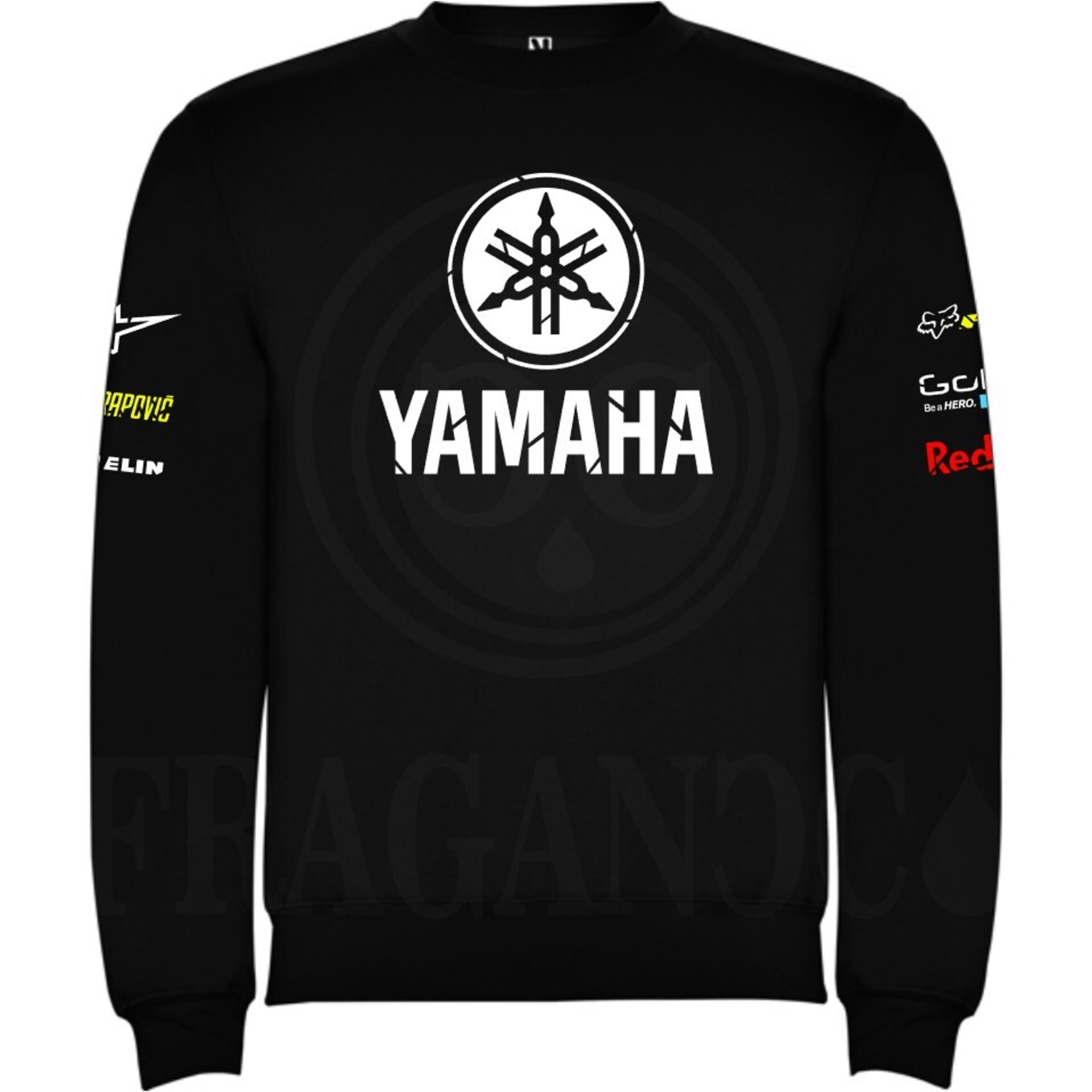 Sudadera unisex con logos personalizados del mundo motor. Mod. YH - 6