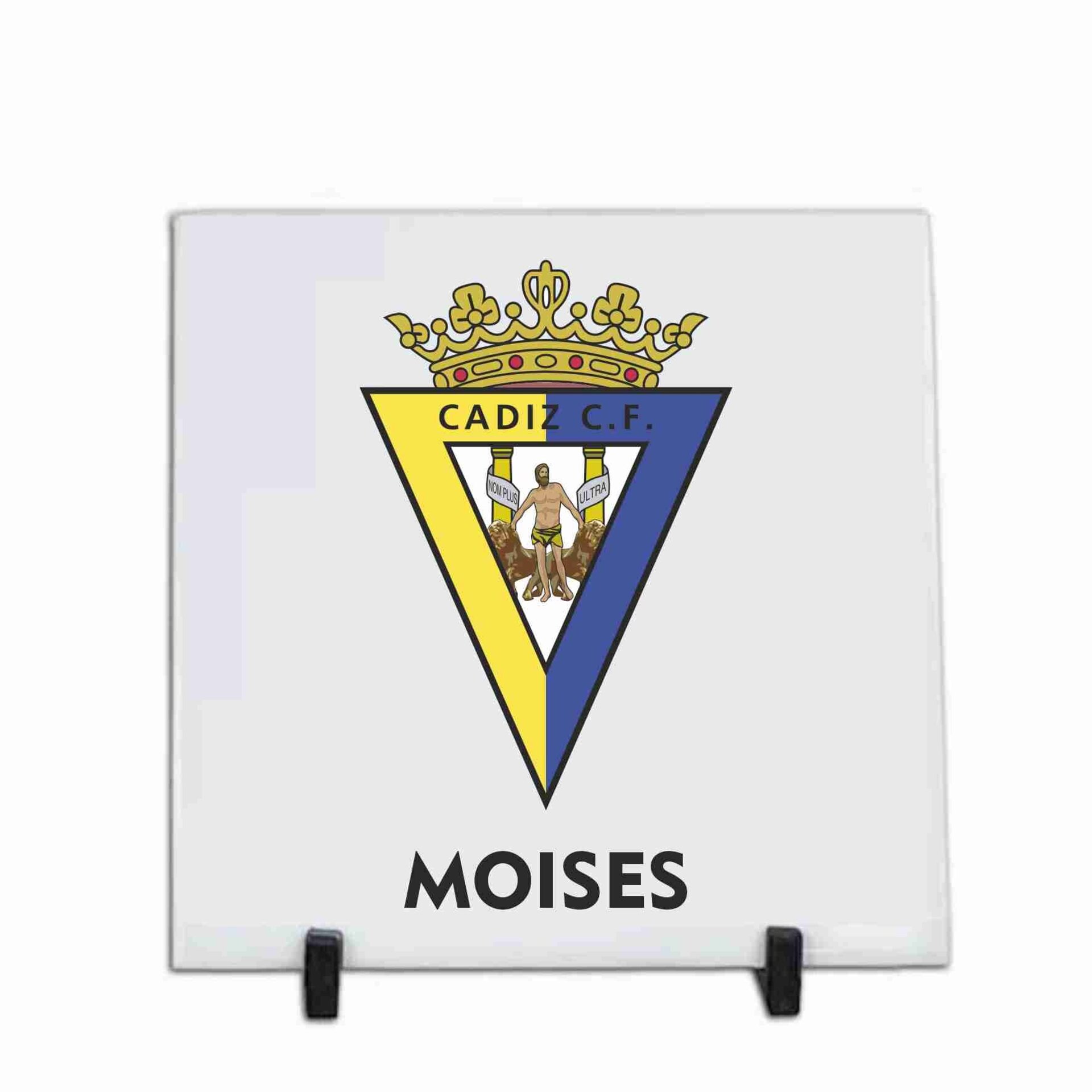 Azulejos de cerámica personalizados de 20 x 20 cm. Equipo futbol de Cádiz - 3