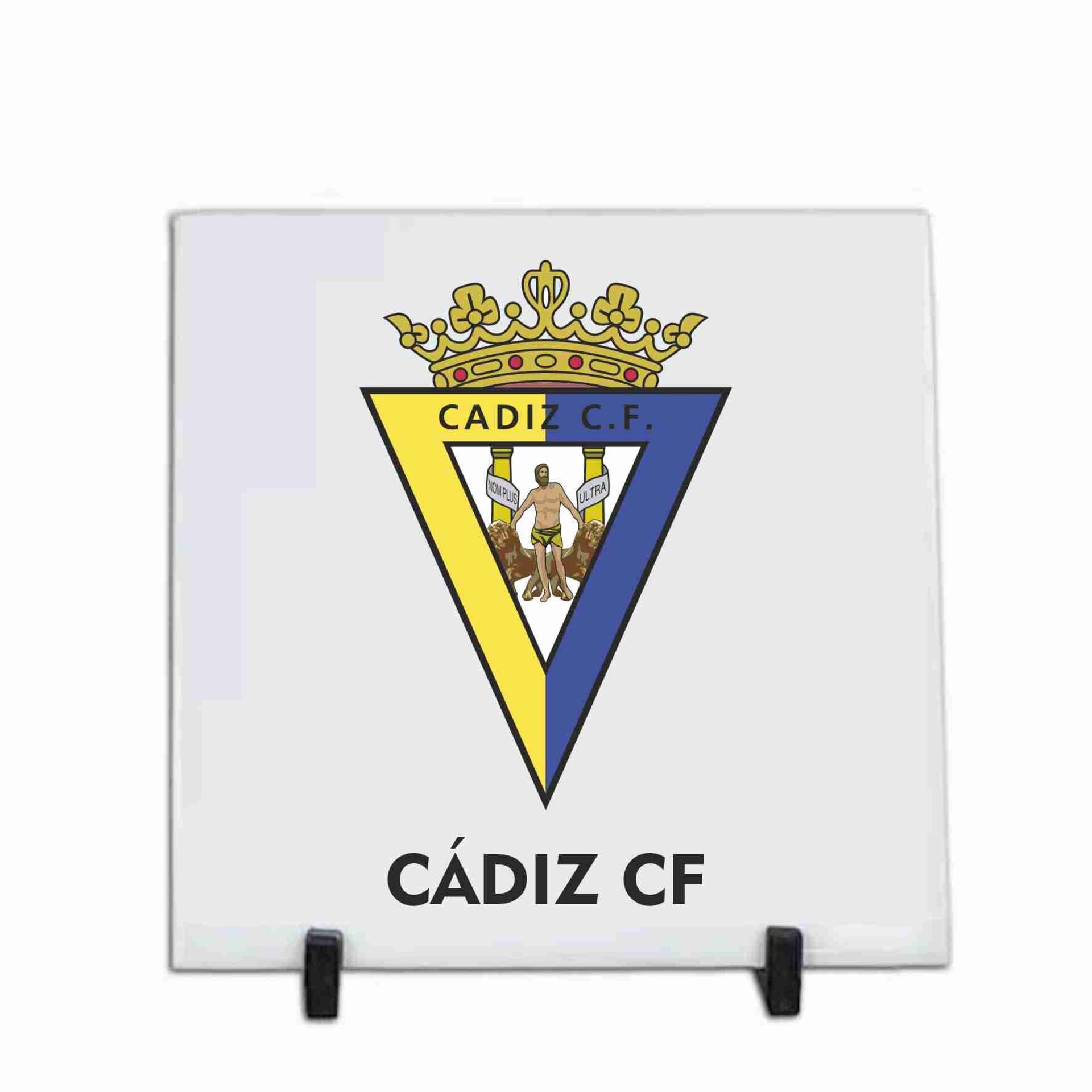 Azulejos de cerámica personalizados de 20 x 20 cm. Equipo futbol de Cádiz - 2