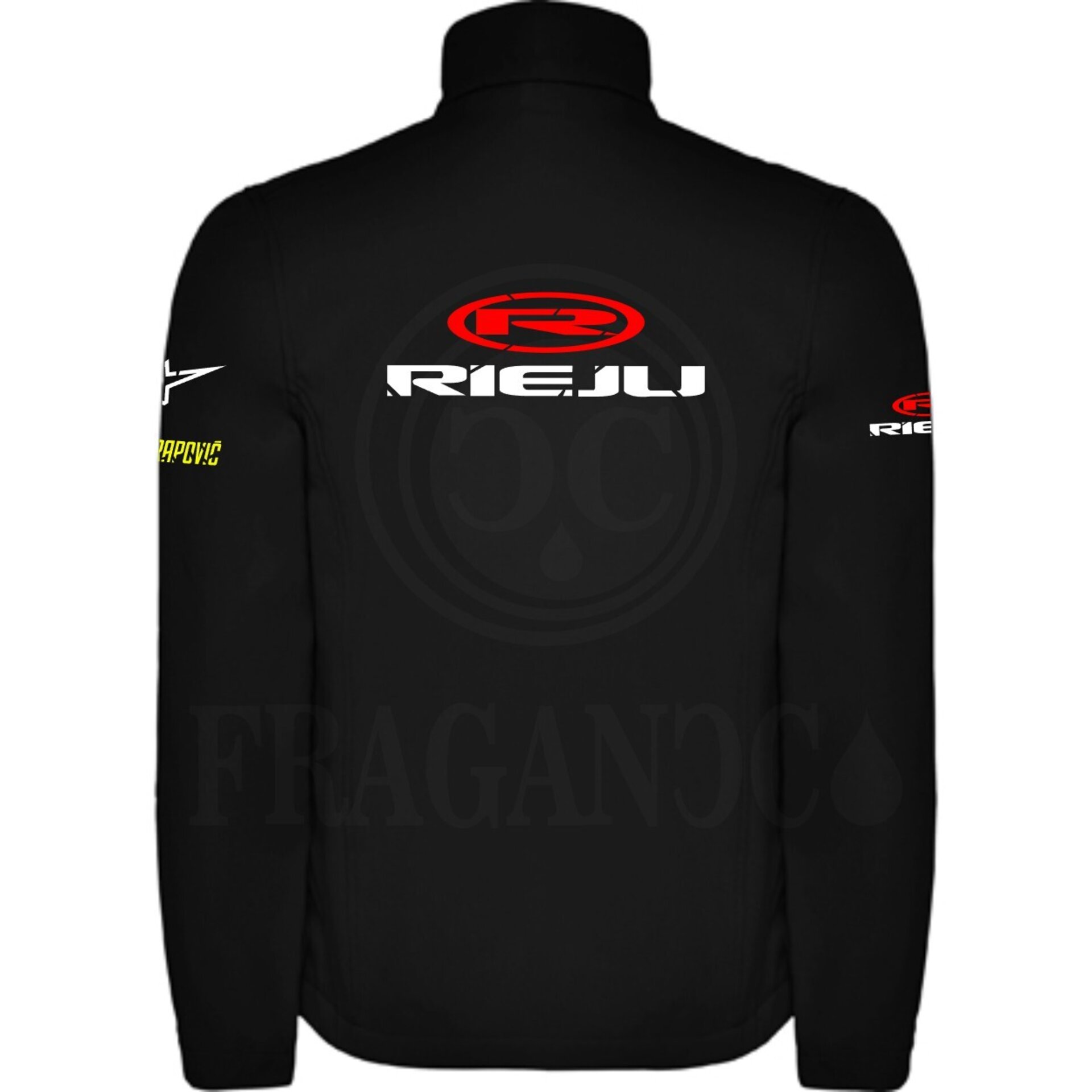Chaqueta moto cortavientos softshell Roly Antártida personalizada. Mod. RJ - 2
