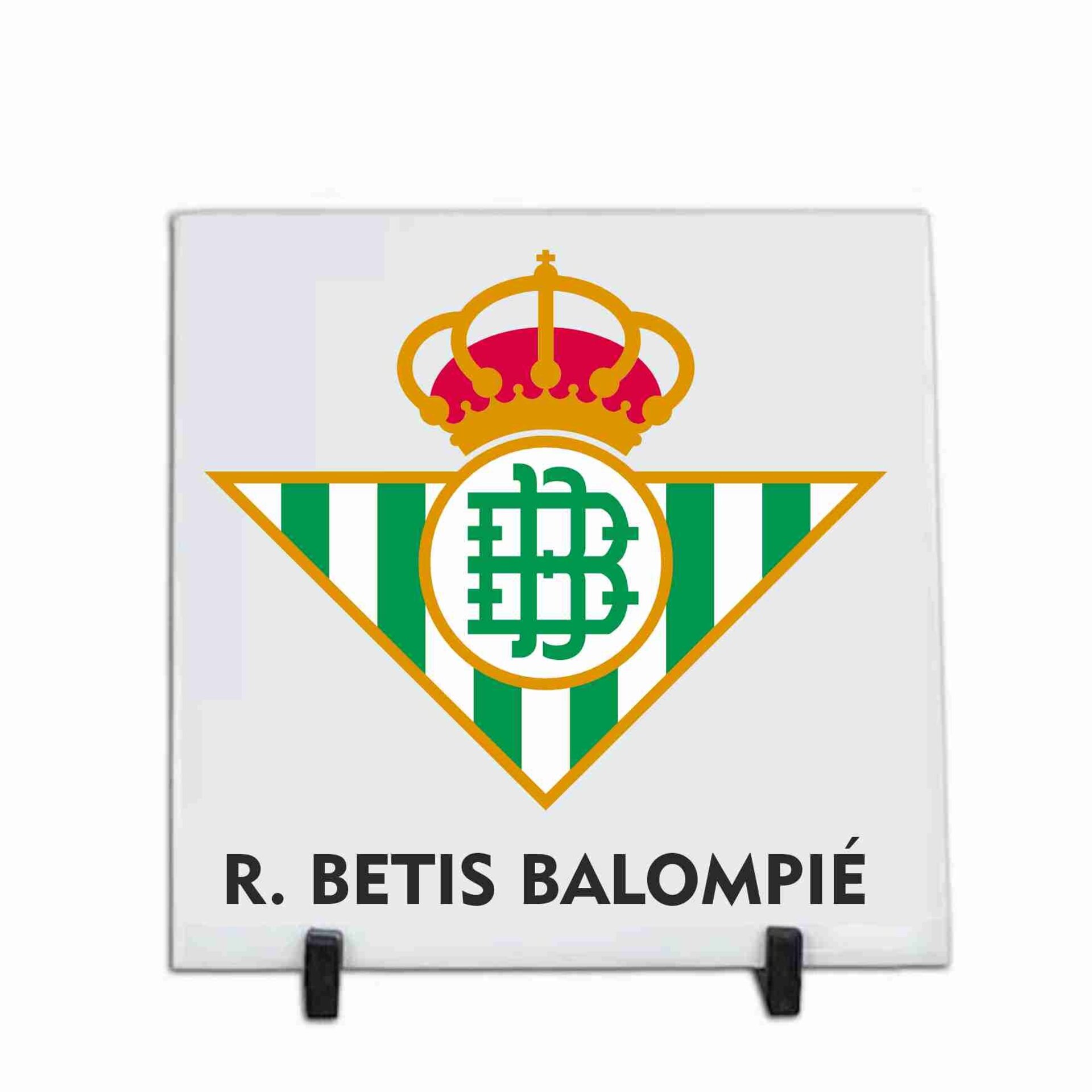 Azulejos de cerámica personalizados de 20 x 20 cm. Equipo futbol R Bétis - 2