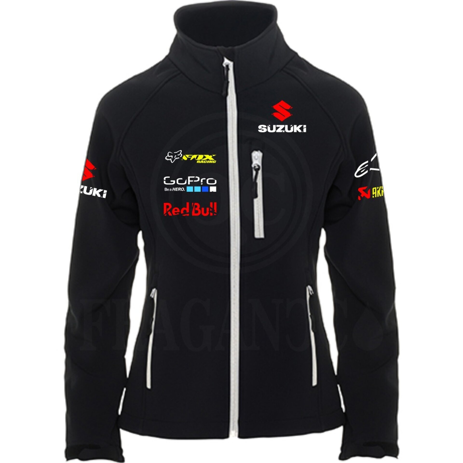 Chaqueta moto cortavientos softshell Roly Antártida personalizada. Mod. SK - 5