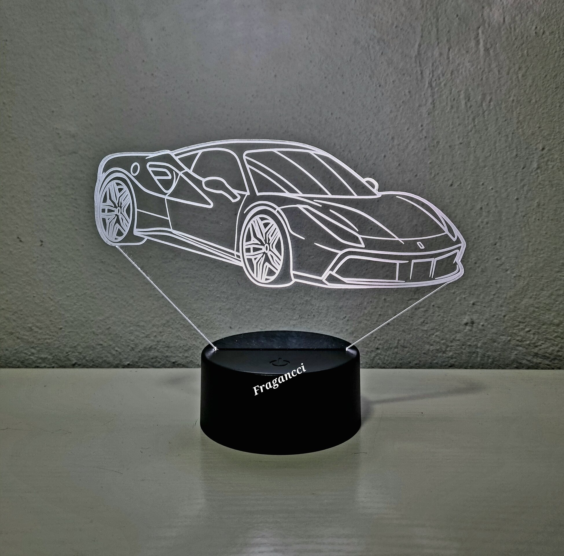Lampara led 3d Ferra ri SF90 personalizable, Lámpara led sobremesa - 5