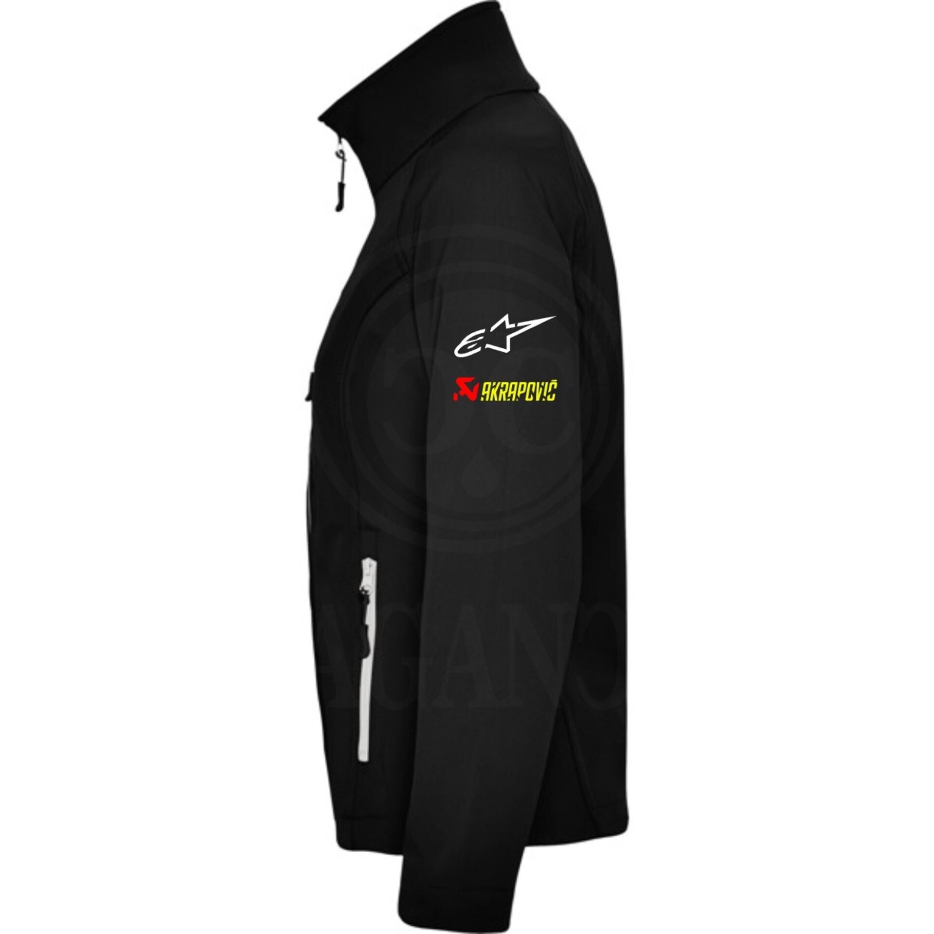 Chaqueta moto cortavientos softshell Roly Antártida personalizada. Mod. FC - 8