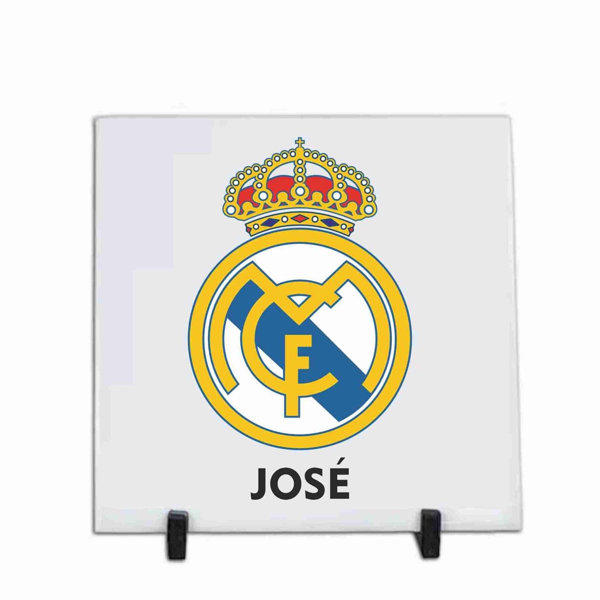 Azulejos de cerámica personalizados de 20 x 20 cm. Equipo futbol R Madrid - 3