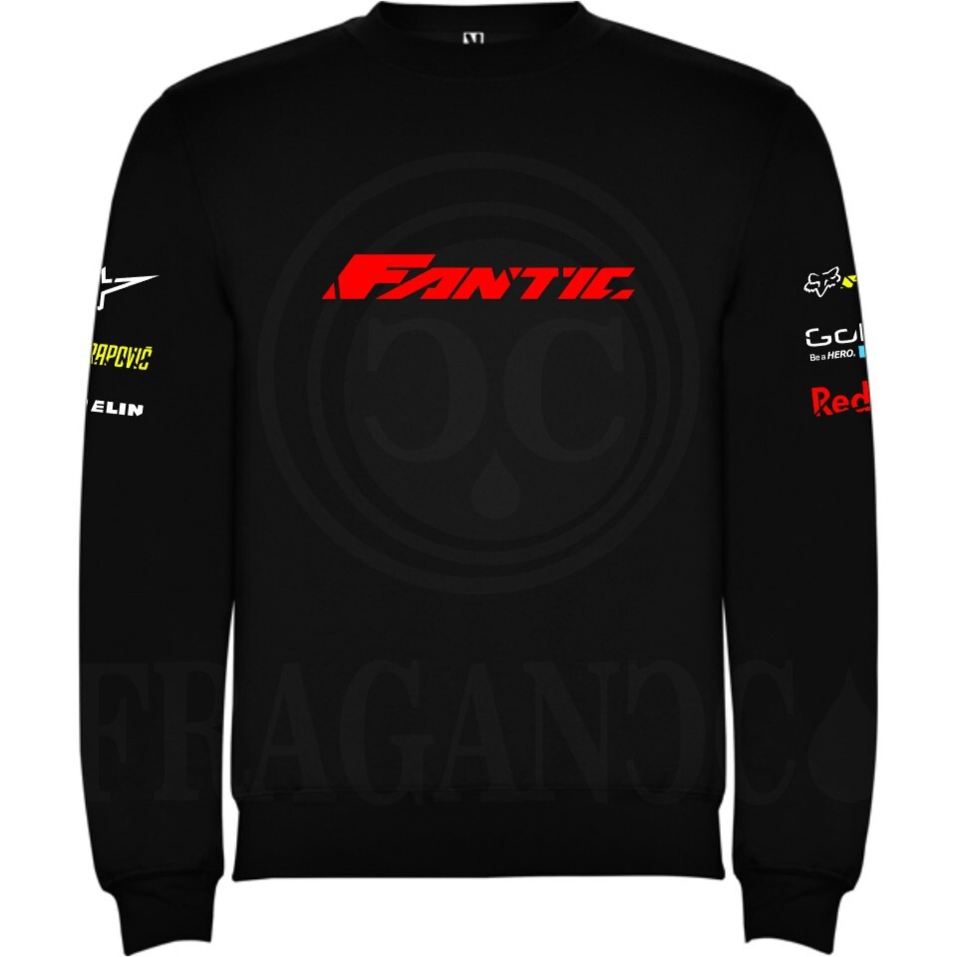 Sudadera unisex con logos personalizados del mundo motor. Mod. FC - 6