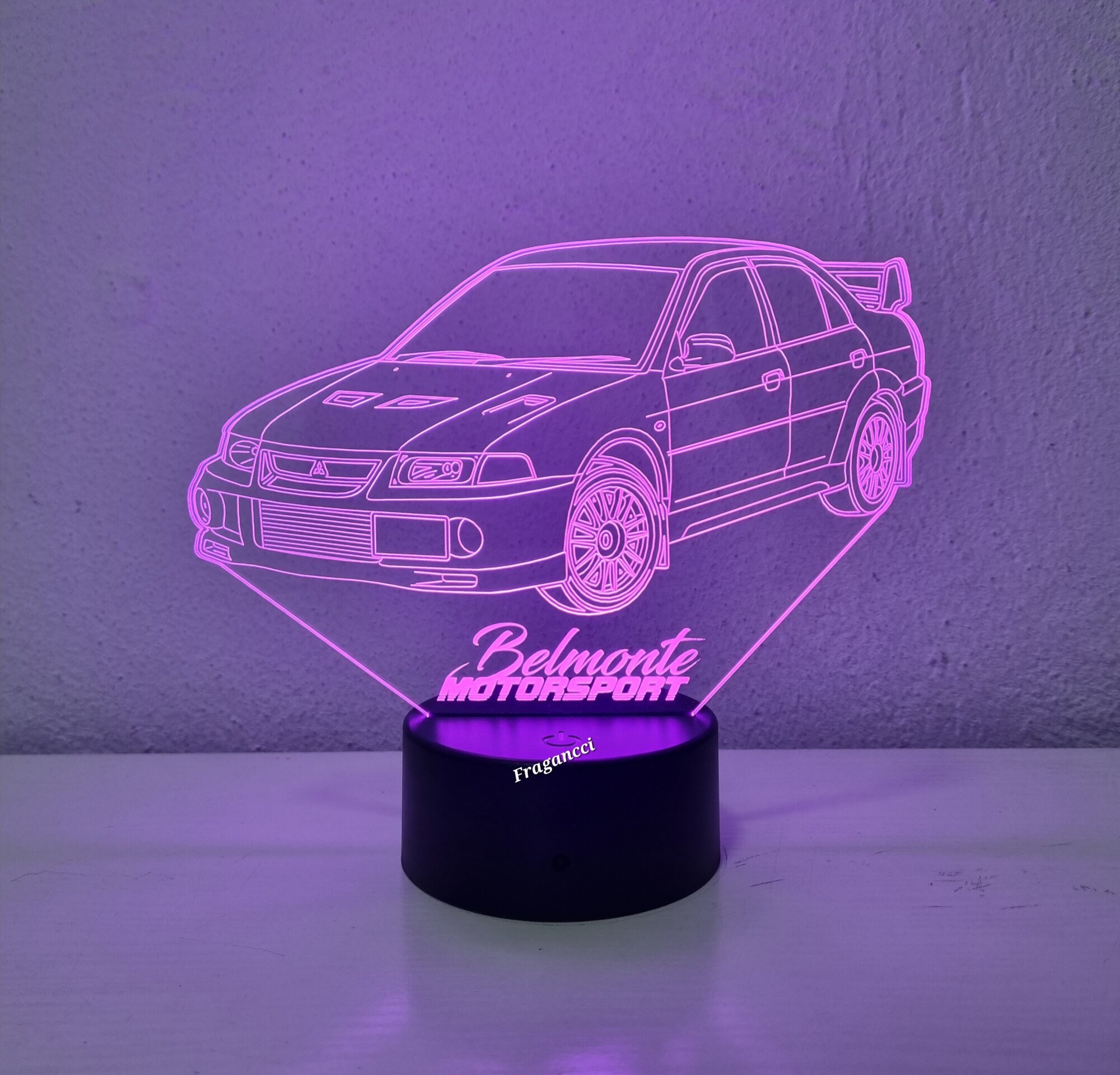 Lampara led 3d Mitsubi shi Evo 6 personalizable, Lámpara led sobremesa - 7