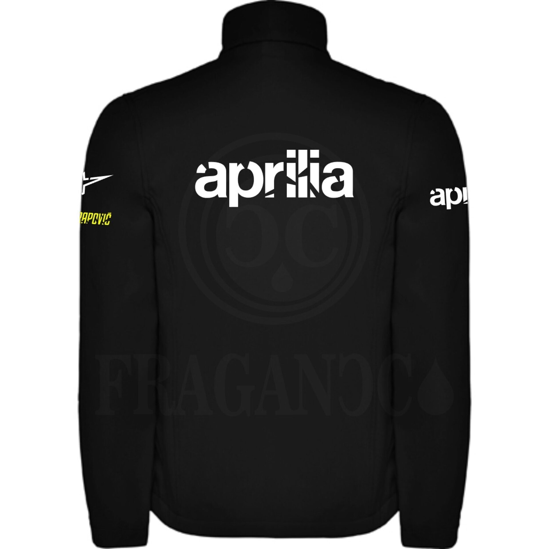 Chaqueta moto cortavientos softshell Roly Antártida personalizada. Mod. PL - 2
