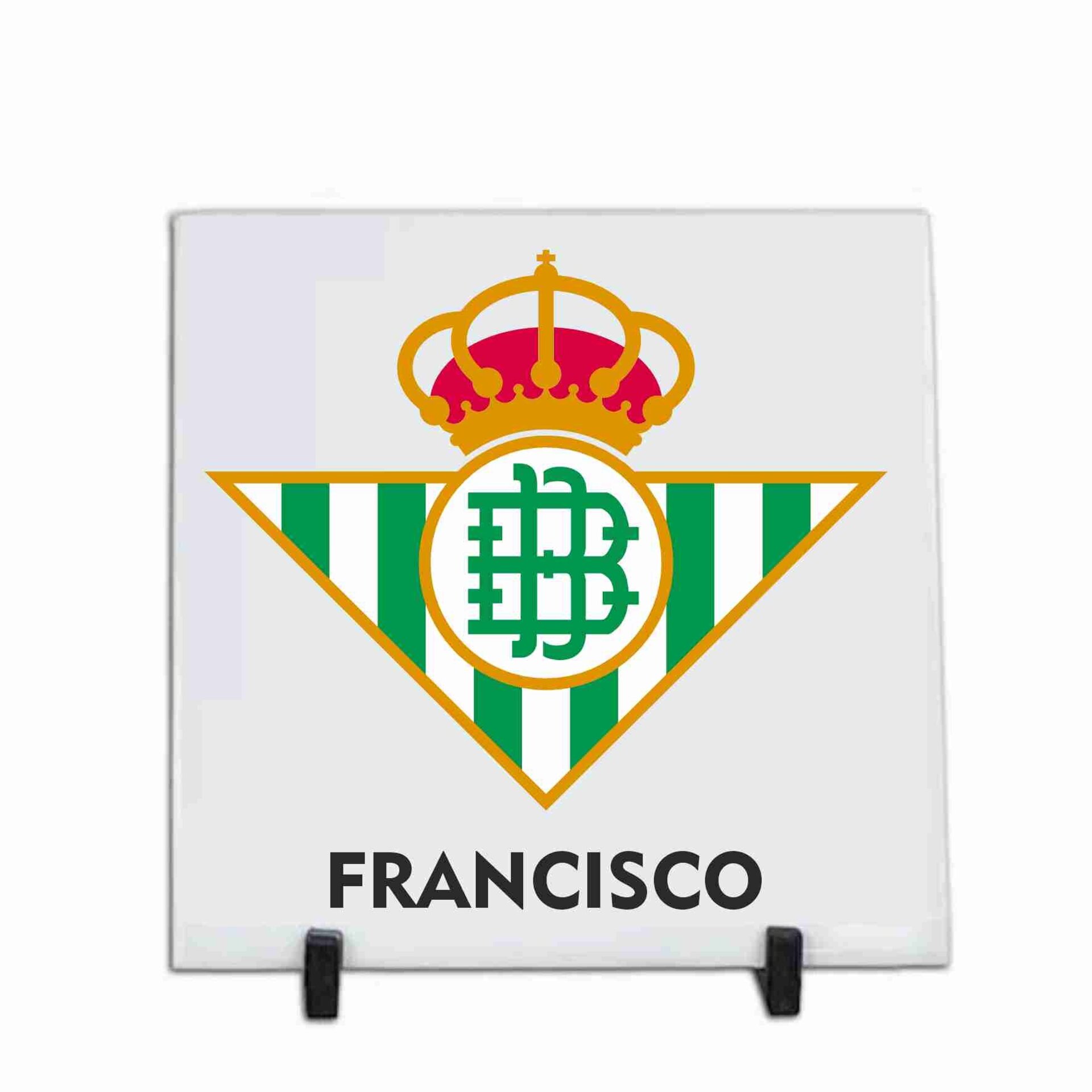 Azulejos de cerámica personalizados de 20 x 20 cm. Equipo futbol R Bétis - 3