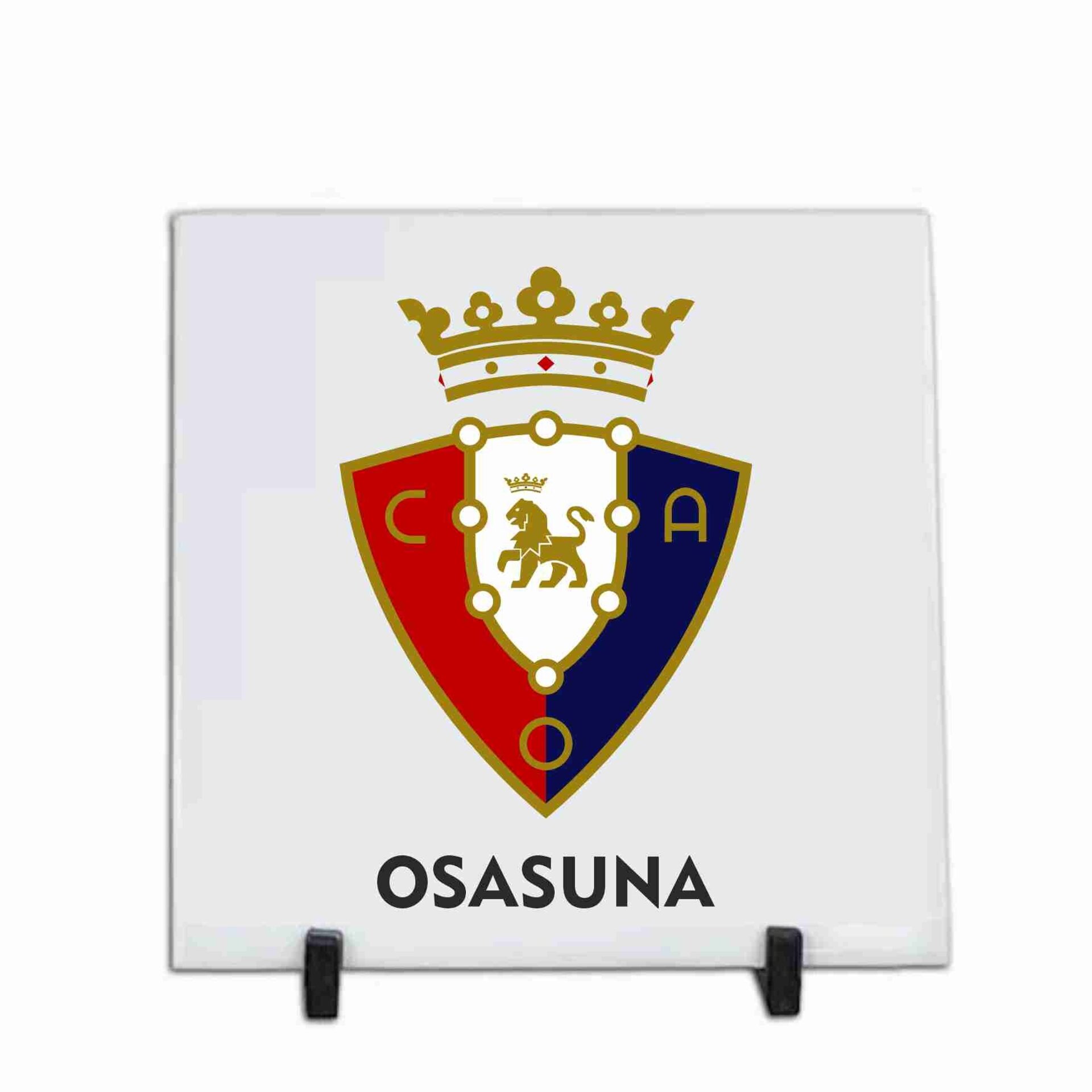 Azulejos de cerámica personalizados de 20 x 20 cm. Equipo futbol Osasuna - 2