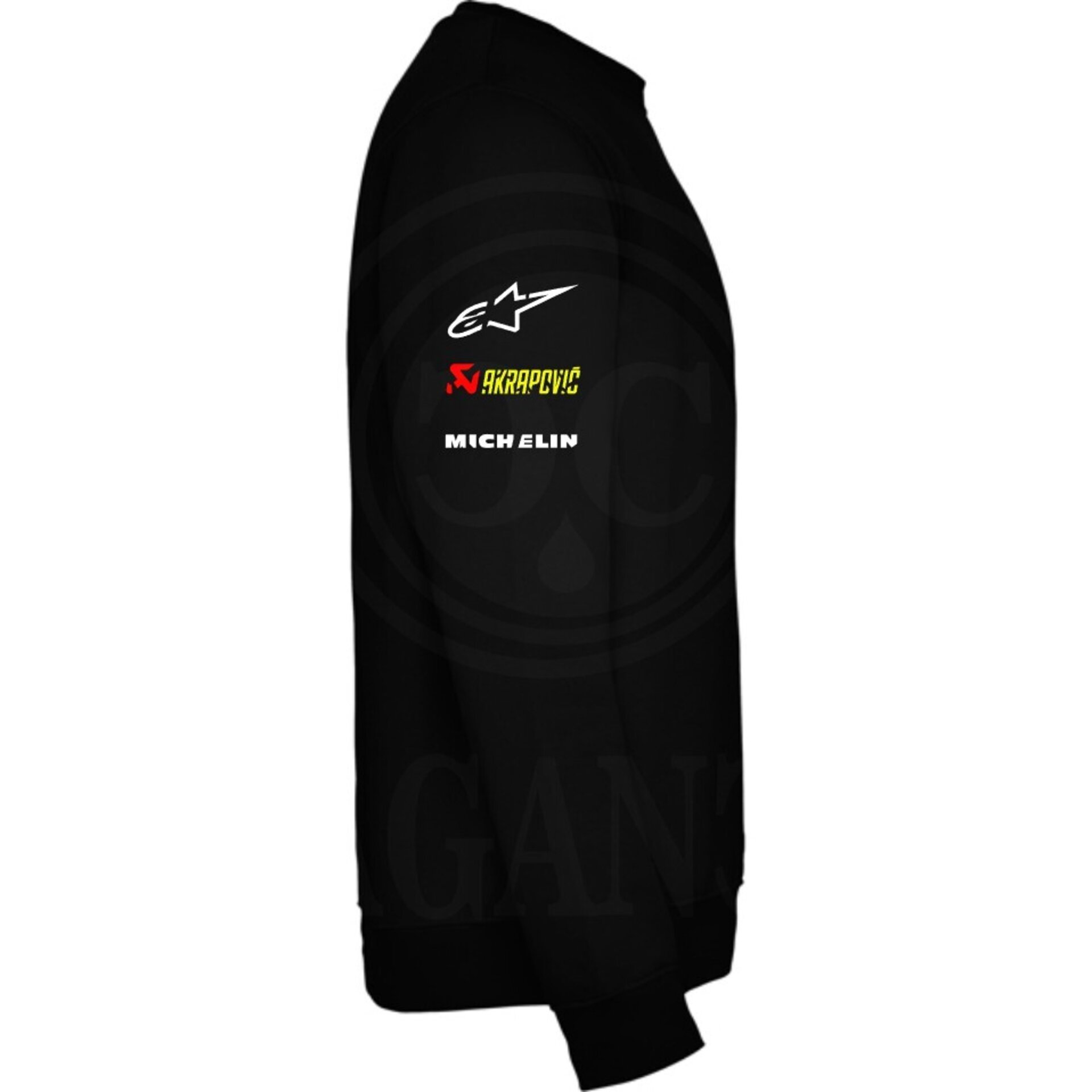 Sudadera unisex con logos personalizados del mundo motor. Mod. KK - 8