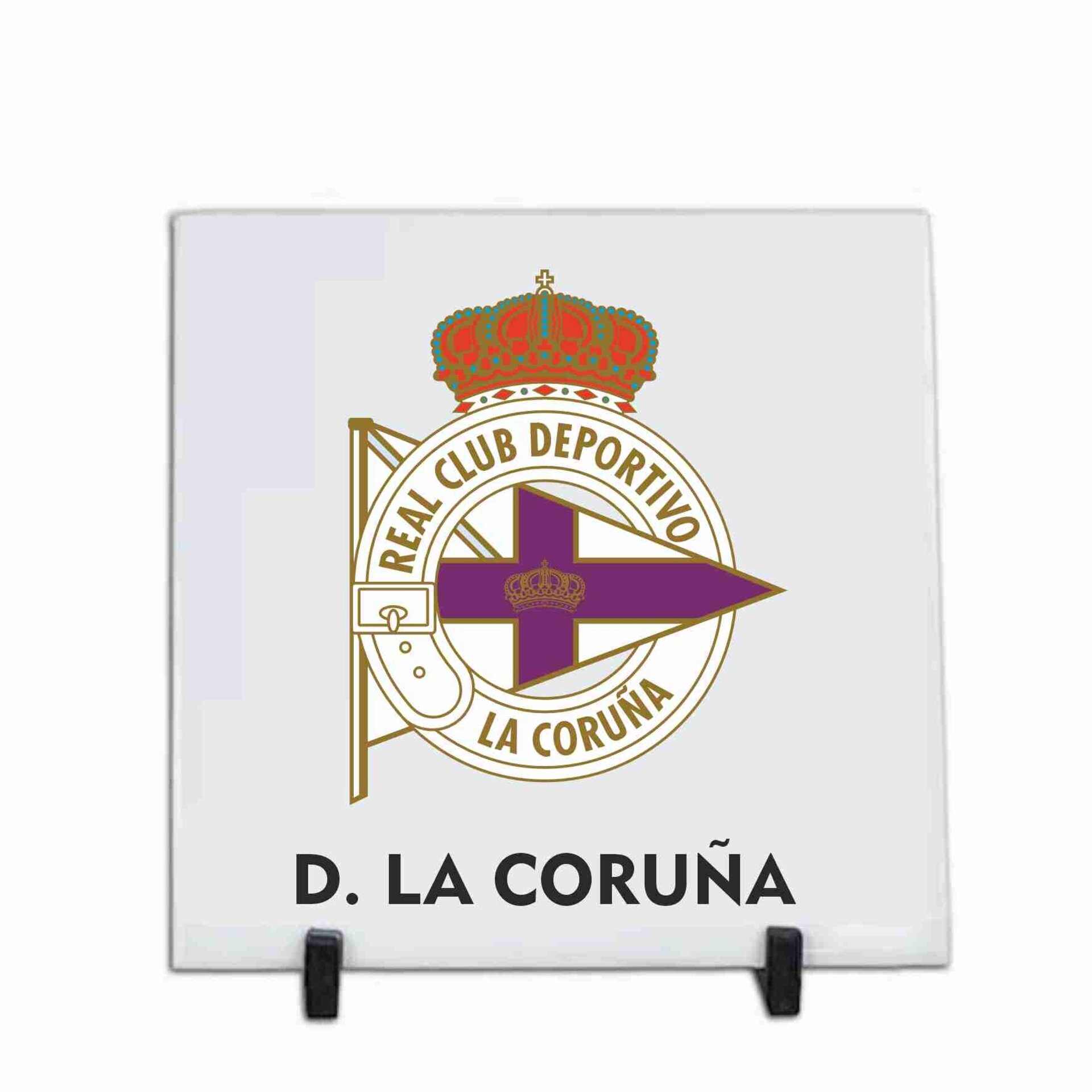 Azulejos de cerámica personalizados de 20 x 20 cm. Equipo futbol D. La Coruña - 2